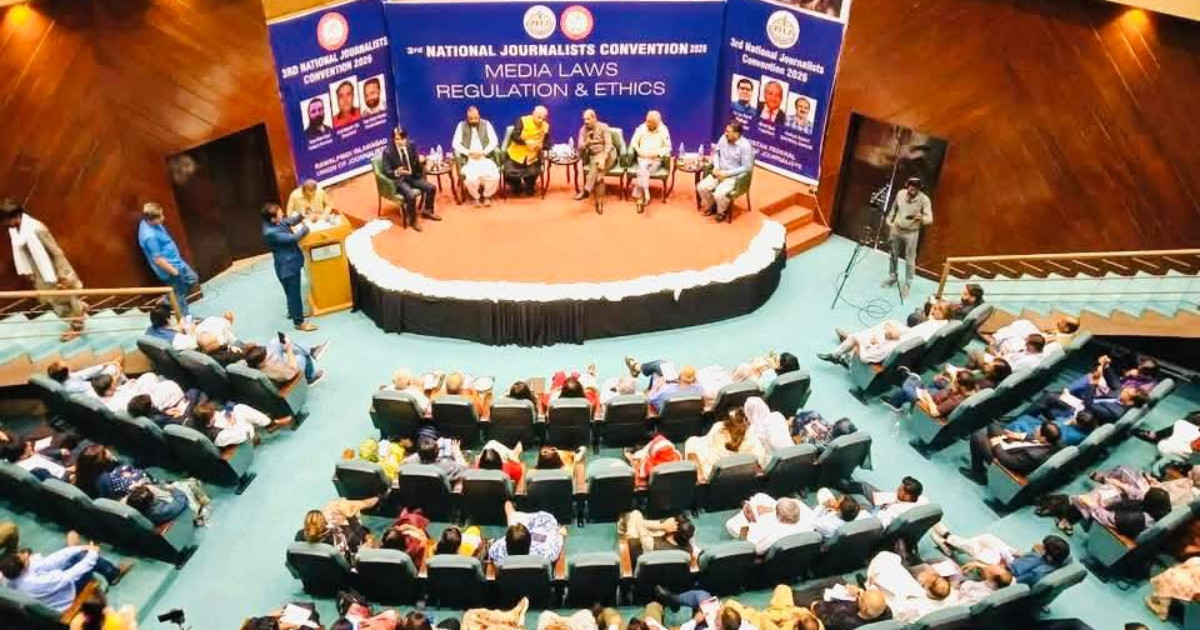 Journalists Convention rejects PECA as 'Black Law'